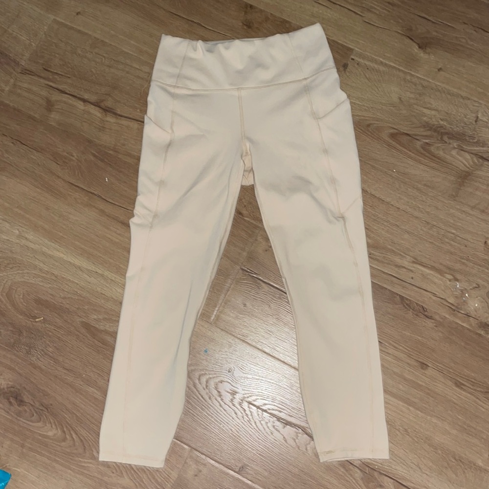 Tan capris from Fabletics